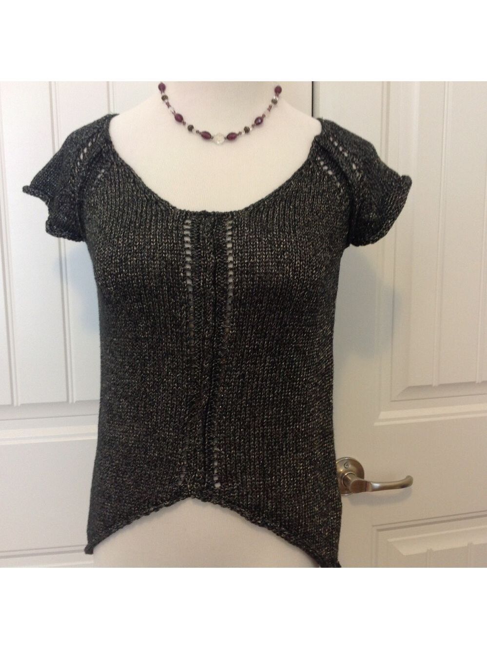 𝅺Zara knit short sleeve top